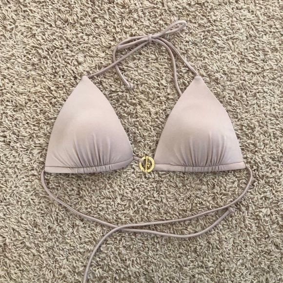 rose gold bikini top